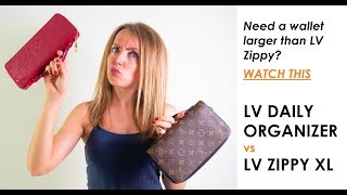 lv daily organizer wallet