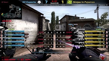CS:GO POV NiKo (G2)(29-19) vs NiP - inferno / PGL Major Stockholm 2021