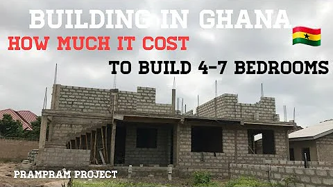 Cost Of Building 4 - 7 Bedrooms House In Ghana From Foundation Till Second Floor | Building In Ghana