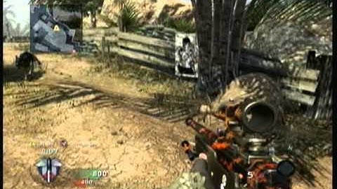 Black ops free for all flawless 30-0 on firing range with L96 with ACOG