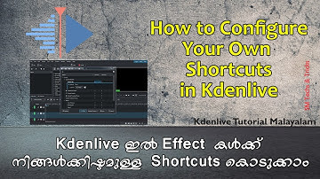 How to Configure Your Own Kdenlive Shortcuts|Custom Keyboard Shortcuts in Kdenlive|Kdenlive Tutorial