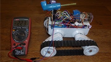 Arduino Robot Ver 3 with coil gun / gauss gun drone