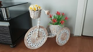 Newspaper Crafts - Home Decor Ideas - Decorative Big Bicycle