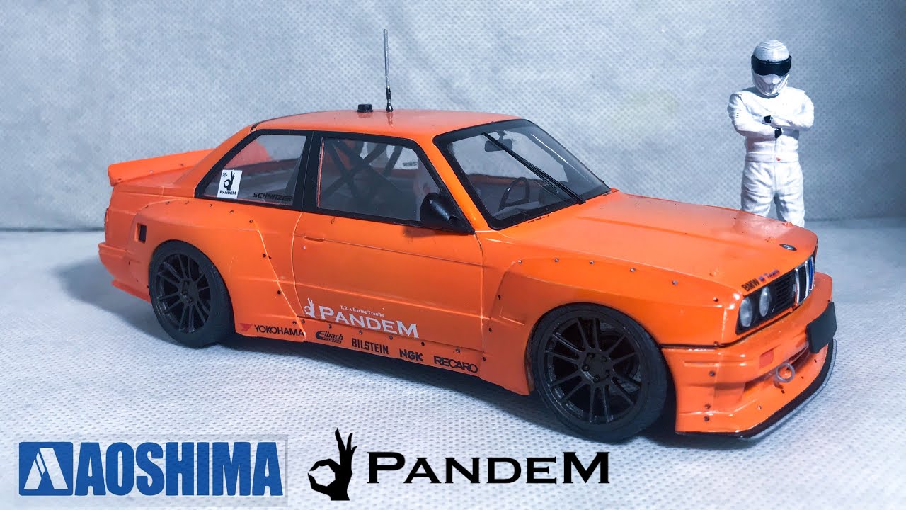 ラジコン・ラジドリ・BMW M3 PANDEM Pandem Aoshima 1/24 BMW M3 E30 - YouTube