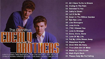 The Everly Brothers Greatest Hits Full Album - Best Songs Of The Everly Brothers Playlist 2023