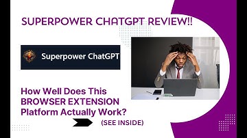 Superpower ChatGPT REVIEW- How Well Does This BROWSER EXTENSION Actually Work? See(View  Before Use