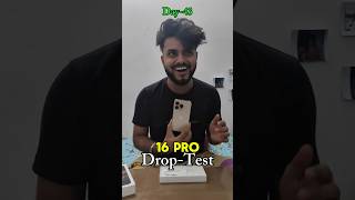 Iphone 16 pro Drop Test🤦🤯 Challenge😂| Day 43 | #shorts #ytshorts #minivlog #vlog #iphone
