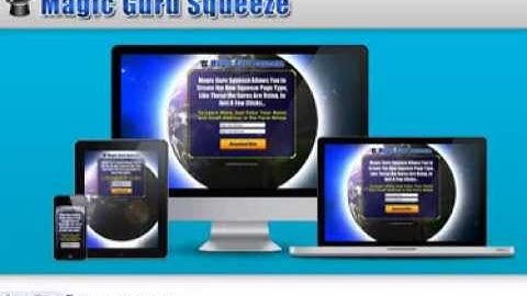 James Knight Review of Magic Guru Squeeze Page Creator