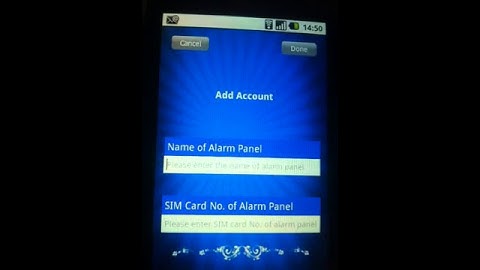 Security app UI design