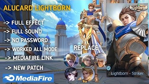 UPDATE | ALUCARD LIGHTBORN SKIN SCRIPT | NO PASSWORD | DIRECT MEDIAFIRE | FULL VOICE AND EFFECT |