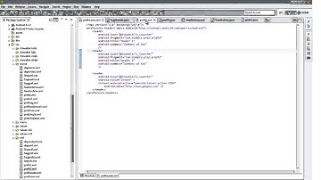 Lecture 13 - Using Preferences Headers Android
