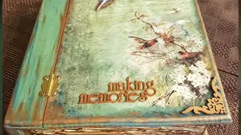 Decoupage Book Box