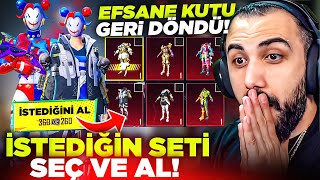 260 Ucye İstedi̇ği̇n Destansi Seti̇ Seçi̇p Al Efsane Kutu Geri̇ Döndü Hepsi̇ni̇ Aldik Pubg Mobile