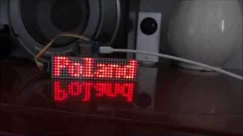 Coronavirus victims status display with ESP8266 and MAX7219 LED matrix