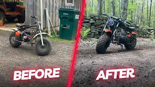 Mini Bike Full Restoration  Timelapse