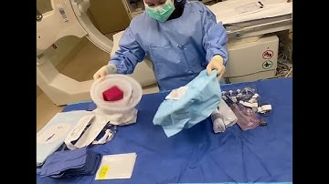 Setting up a Cath Lab Table