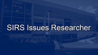 SIRS Issues Researcher