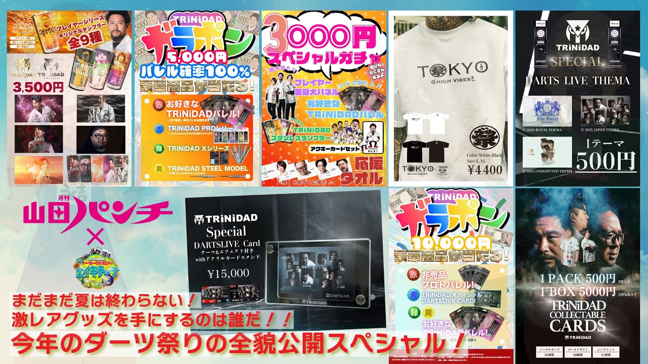 日本ダーツ祭り2025 TRiNiDADブースをよりわかりやす | 福永正和の