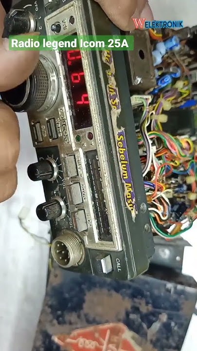 icom ic 25 A Radio legend - YouTube