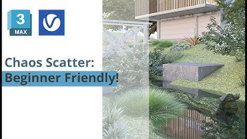 How to use Chaos Scatter - for Beginners with 3ds max + V-Ray