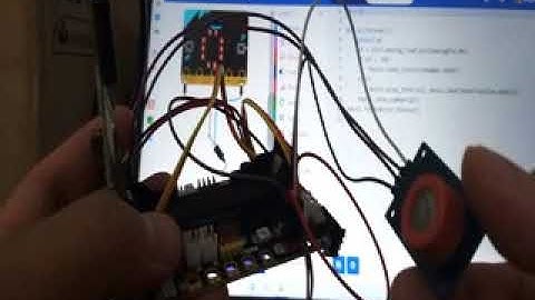 Chế tạo máy đo nồng độ cồn bằng microbit trong dạy học  stem