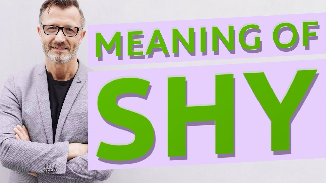 Shy Meaning Of Shy YouTube