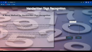 A Novel Method for Handwritten Digit Recognition System || Nalaiyathiran || IBM Projects