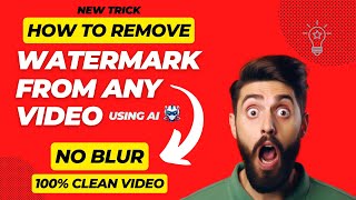 How to Remove Watermark from Video WITHOUT Blur | New Trick | Clean Video in 1 minute | 100% working screenshot 5