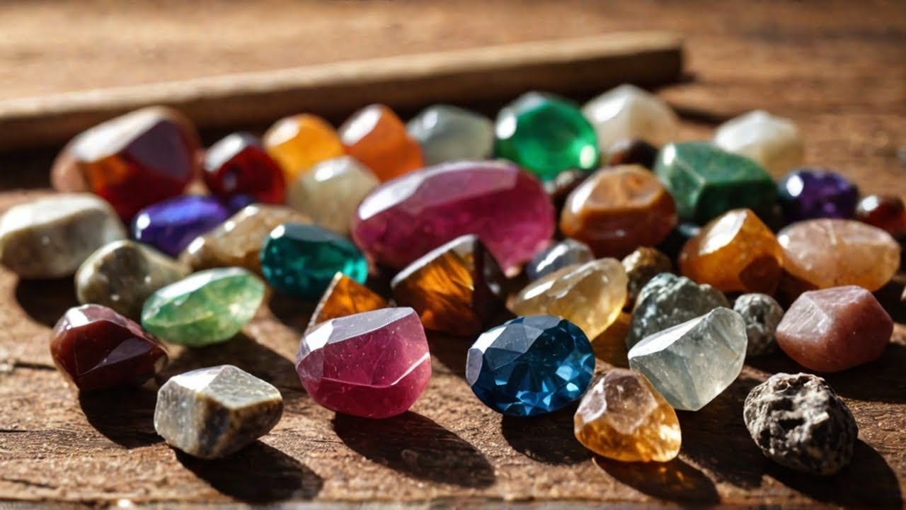Raw NATURAL Gemstones in Their ROUGH Beauty!