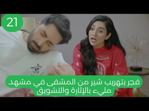 مسلسل ضرغام الحلقة 21فجر تهر ب شير من المشفى ويعاهدها أن حياته فداها