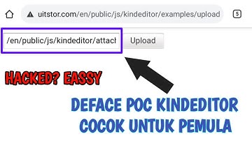 Deface POC KINDEDITOR - Ilham Xploit