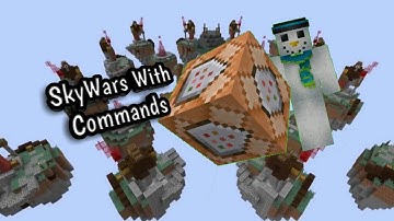 How to make skywars Minecraft Bedrock Edition with Command Block 1.16
