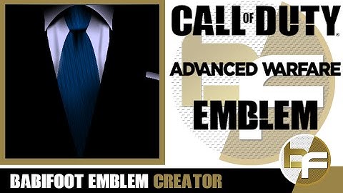 COD Advanced Warfare Emblem Tutorial #181 - Suit and Tie