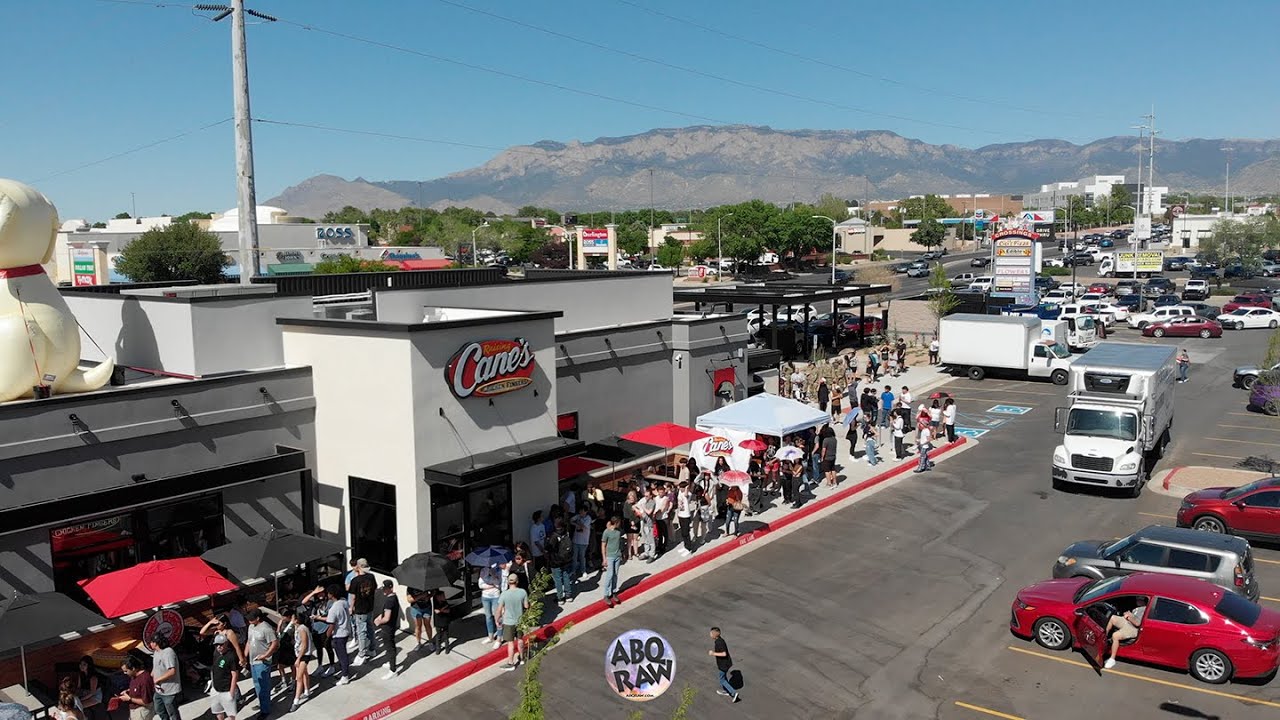 First Raising Cane's Opens in Albuquerque YouTube
