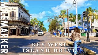 [4K] KEY WEST Island Drive - Key West, Florida - 4K Relaxing Scenic Island Driving Tour