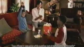 Mcdonalds Happy Meal Aladdin Platinum Edition Commercial 2004