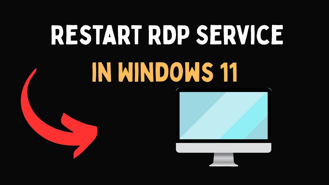 Перезапустите службу RDP в Windows 11