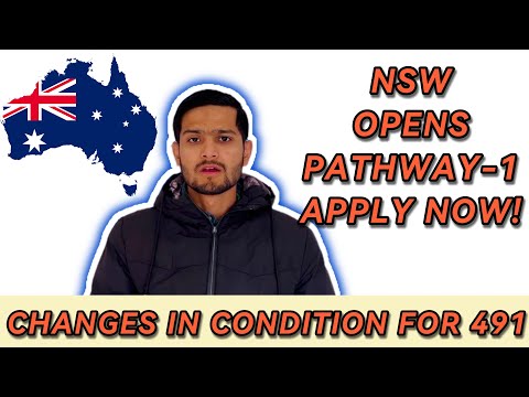 NSW OPENS PATHWAY-1 - APPLY NOW FOR 491