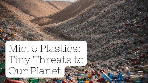 Micro Plastics  Tiny Threats to Our Planet