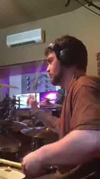 Alex Cohen recording a metal song at Solitude Studios...