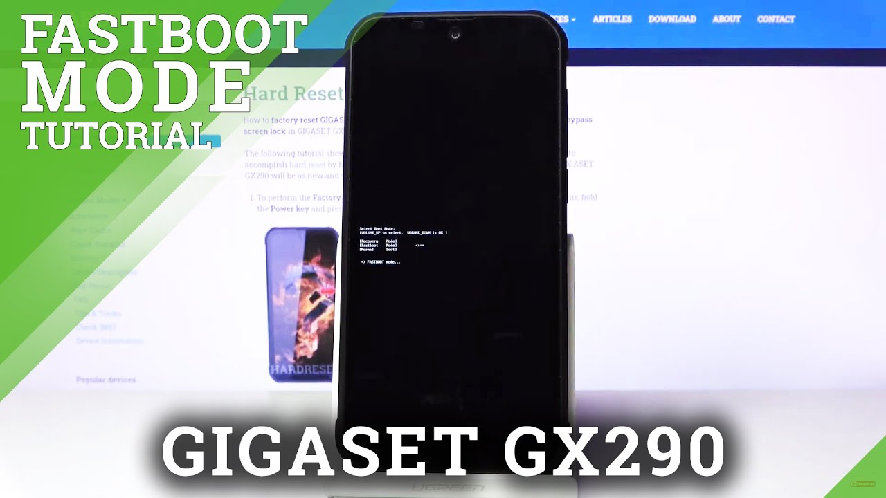 How to Enter Fastboot Mode in GIGASET GX290 – Exit Fastboot Mode - YouTube
