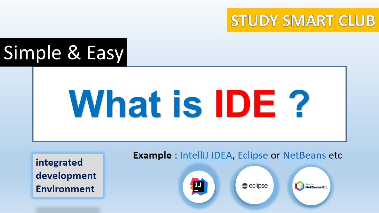 What is ide Integrated development environment | Types of IDEs with ...