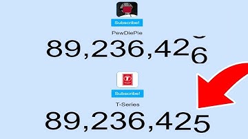 PROOF T-SERIES SUB BOTS | T-SERIES PASSES PEWDIEPIE AGAIN (LIVE LOOK)