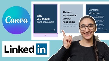 How to create a LinkedIn carousel post 2024 (for FREE with Canva) #MedicalWriting #MedicalWriters