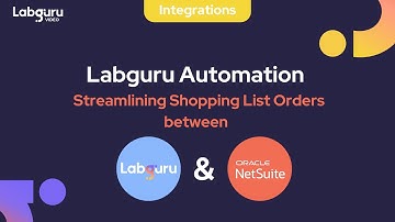 Labguru and Netsuite Integration