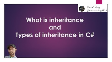What is inheritance and Types of inheritance in C# || Hindi