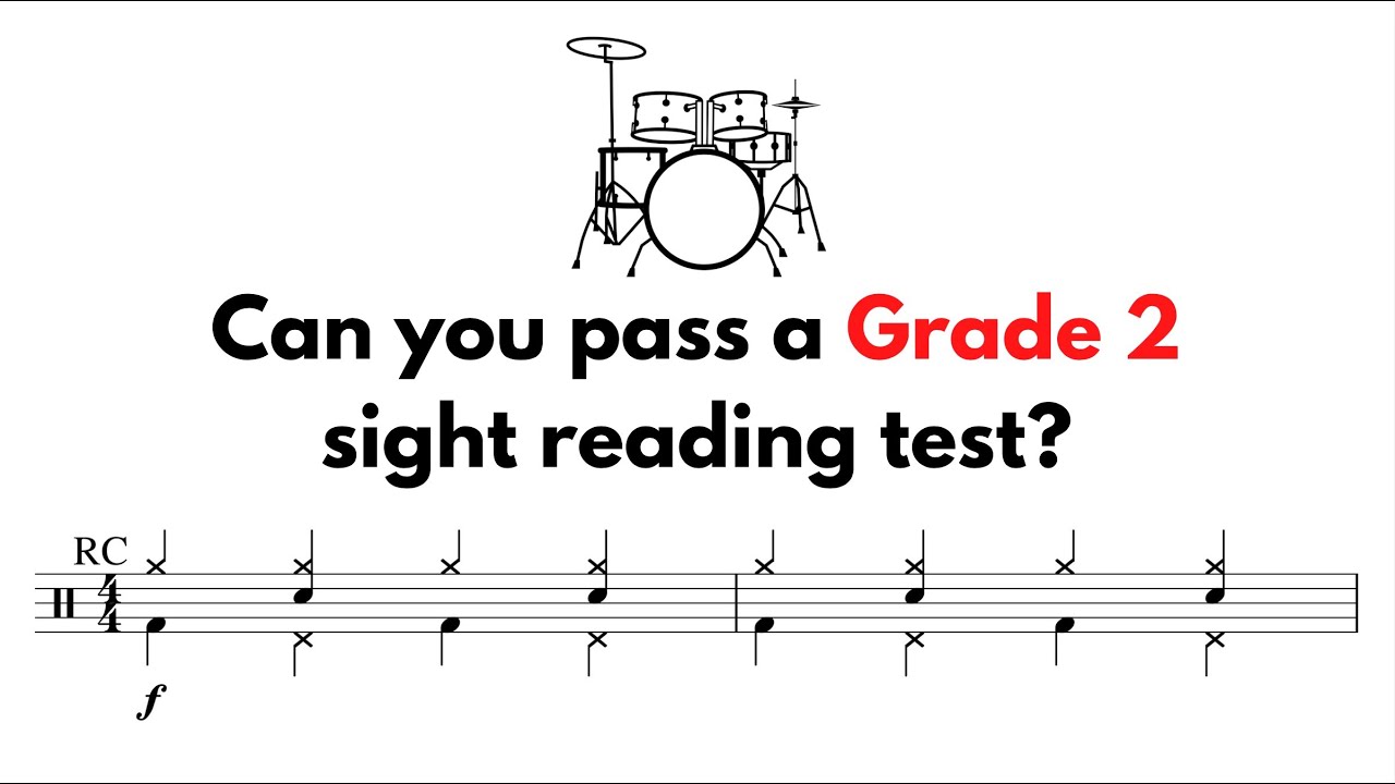 Watch Can you pass a Grade 2 sight reading test? on YouTube Watch Can you pass a Grade 2 sight reading test? on YouTube