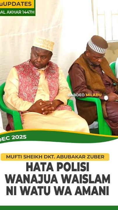 Enzi zile Polisi akimuona mtu kavaa kanzu anajua huyu mtu wa Amani