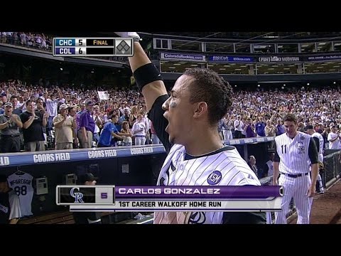 Gonzalez wins the game with a blast to right