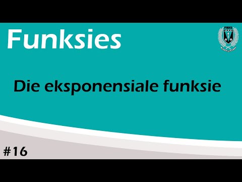 Wiskunde: Graad 12: Funksies Les 5- Die Eksponensiale Funksie